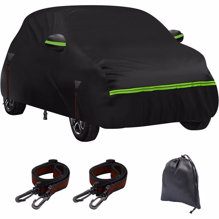 Copertura impermeabile a 6 strati per auto, compatibile con VW Golf MK5, MK6, MK7, MK8 dal 2003 al 2024, con cerniera