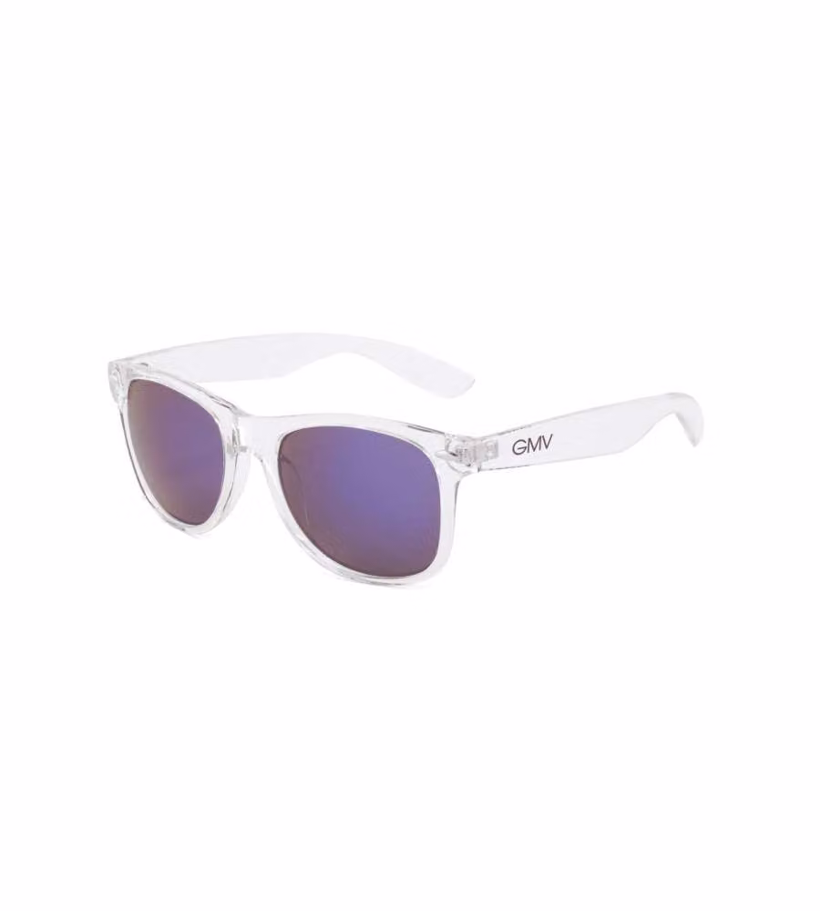 Gian Marco Venturi Occhiali da Sole Cristallo-Azzurro Specchio Unisex