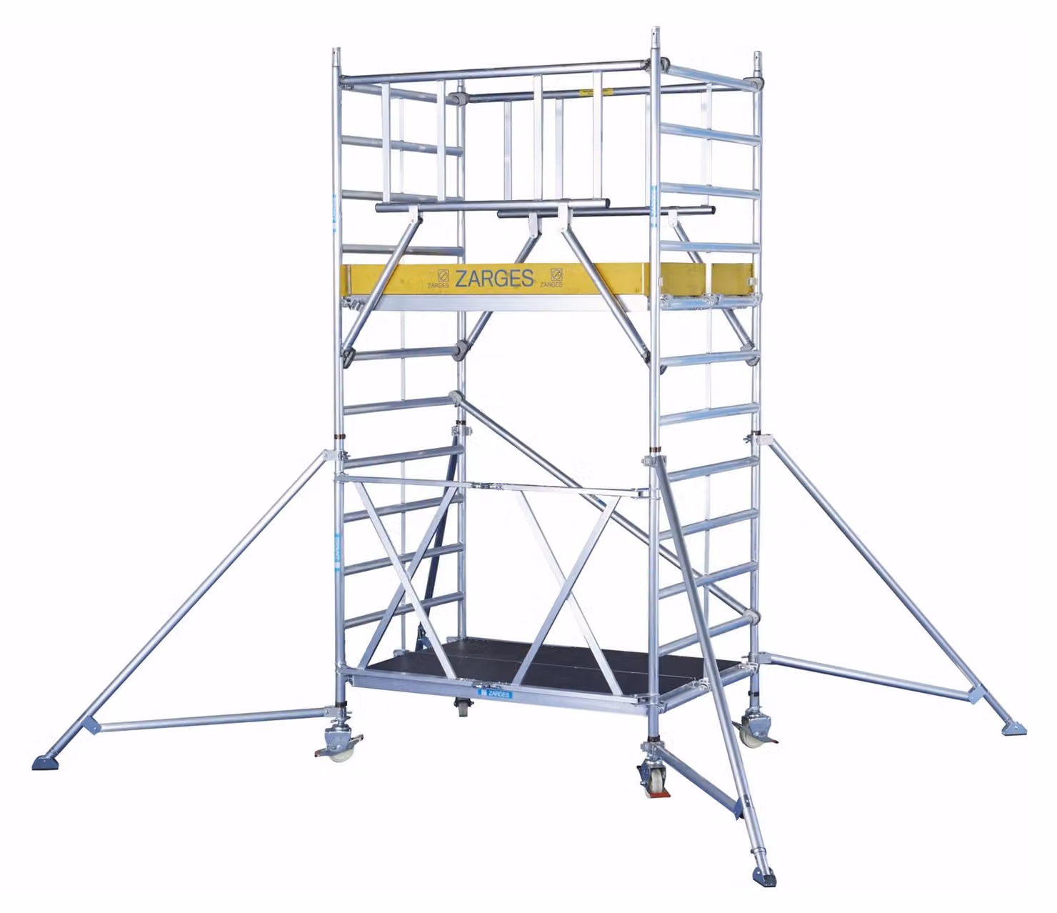 Ponteggio pieghevole Zarges S-PLUS 2T doppia larghezza piattaforma 4,60 m AH