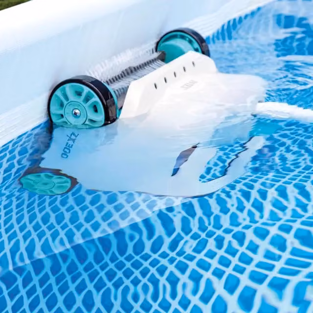 Pulitore automatico per piscine a suzione INTEX ZX300 Deluxe bianco