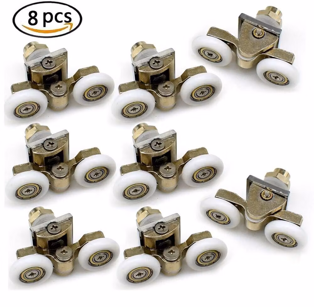 Set di 8 rotelle per porte scorrevoli della doccia, per un movimento fluido