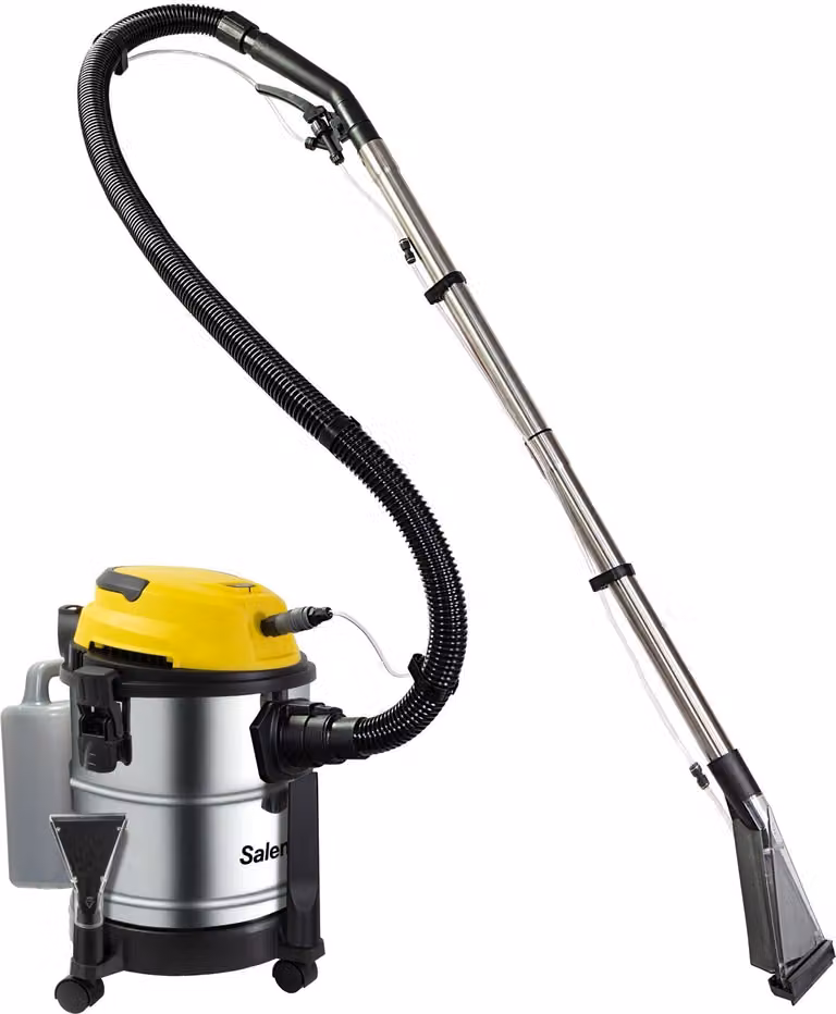 Salente Combo 4in1, aspirapolvere a umido e a secco, spazzola, soffiatore, contenitore in acciaio inox
