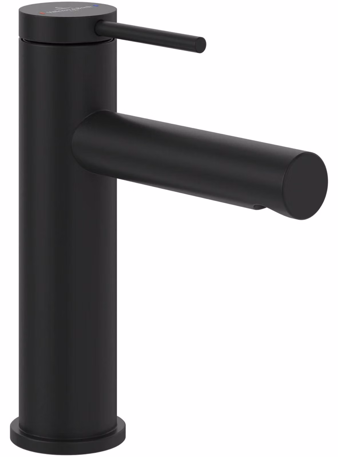 Rubinetto Villeroy & Boch WT Loop & Friends 38x166x145 mm senza gruppo di scarico, nero opaco, 1 pz.