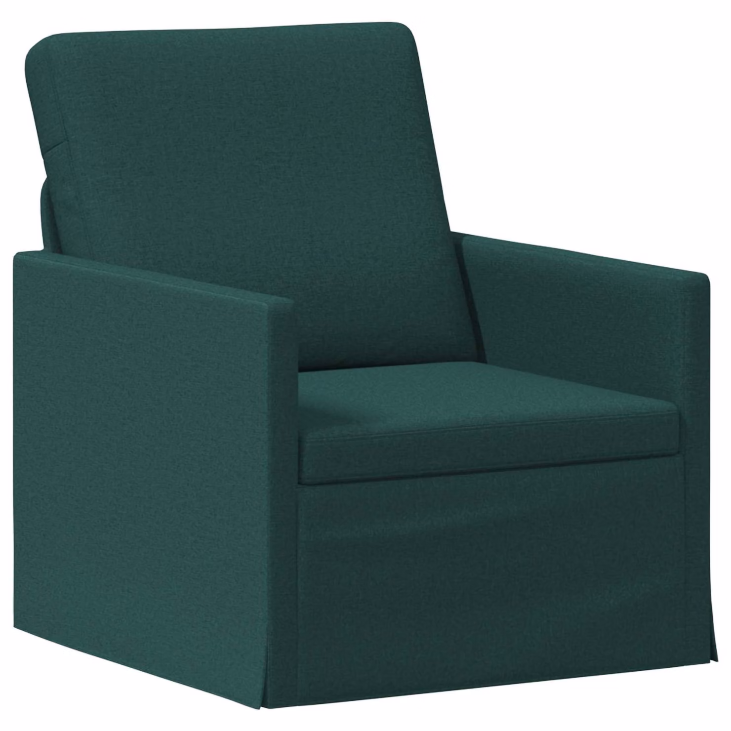 vidaXL Divano Singolo Moderno Verde con Struttura Imbottita L: 70 cm, P: 81 cm, H: 82 cm