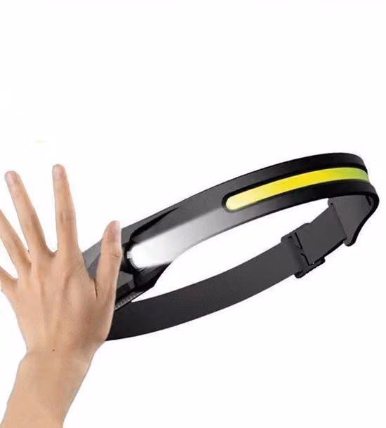 Set di luci anteriori a LED con ricarica USB, 5 ore di autonomia, impermeabili, bianche, per biciclette, escursionismo, campeggio, fai da te