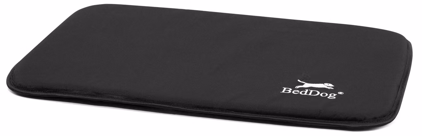 Tappetino per cani BedDog CORA: cuscino per cani, supporto resistente per animali domestici, NERO, M