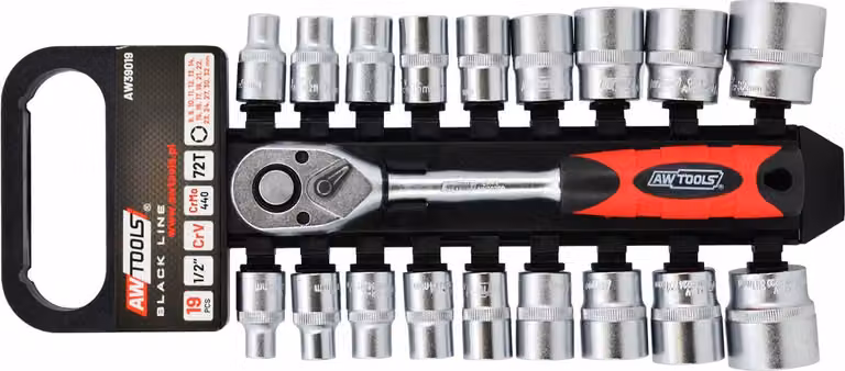 Set di chiavi Awtools 1/2" 19El