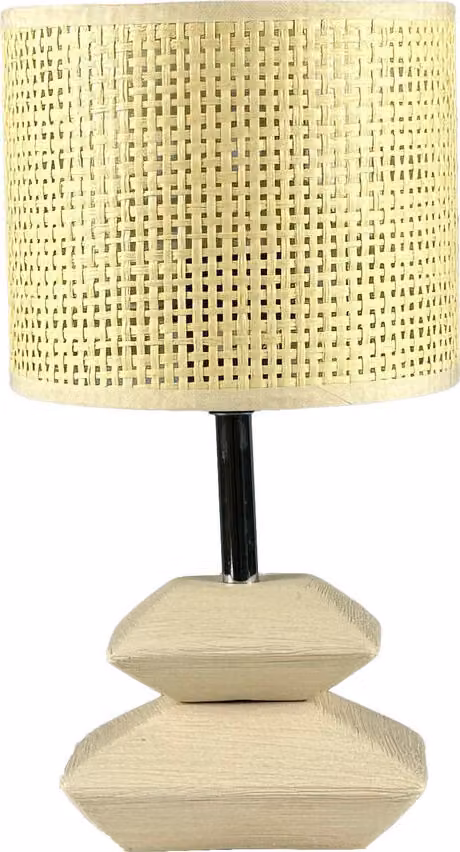 Lampada da tavolo Versa Anis in Vetroceramica bianca 16 x 30 x 16 cm