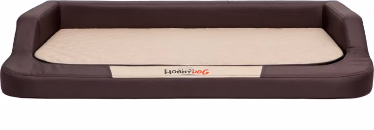 Cuscino per cani Cesto per cani Divano per cani Ortopedico per cani da compagnia Lavabile - Medico Standard - 75 x 50 x 15 cm [taglia: L] - Marrone con beige