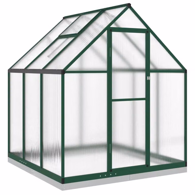 Telaio Serra con Base Verde 169x169x202 cm in Alluminio