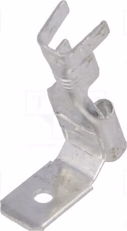 Connettore a morsetto, tipo: piatto, diametro 6,3 mm, contatto morbido/maschio, spessore 0,8 mm, sezione del cavo: 1,5 ÷ 2,5 mm², modello ST-025/3, isolato: no