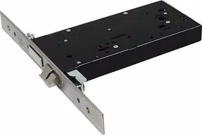 Serratura elettrica a infilare Omec B.q in acciaio inox 5978 colore argento o nero