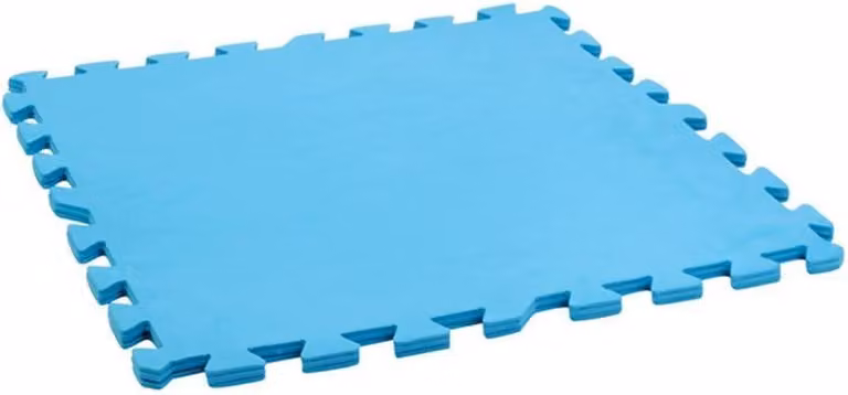 Tappetino EVA MT504, 500x500x4 mm, blu, conf. 9 pz, per piscina