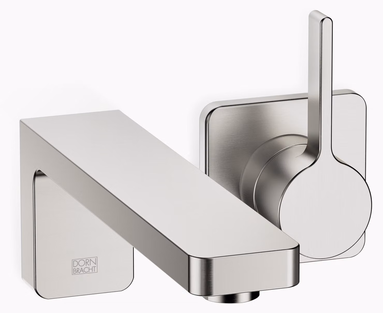 Dornbracht LULU Mitigeur monocommandé mural pour lavabos sans vidage, saillie 200mm, 36860710-06, 36860710-06