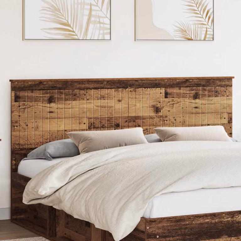 Testiera per letto moderna vidaXL in legno ingegnerizzato color marrone