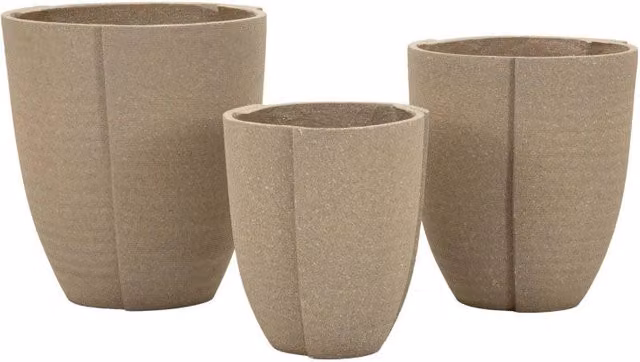 Cachepot Da Esterno Peru' Tris cm ø 43x47-36x41,5-30,5x34,5 (aper. Cmø27-33-39)