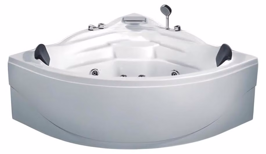Hydromassagewanne Whirlwanne Whirlpool Blubberbad Spa-Bad Sprudelbad 140x140 cm