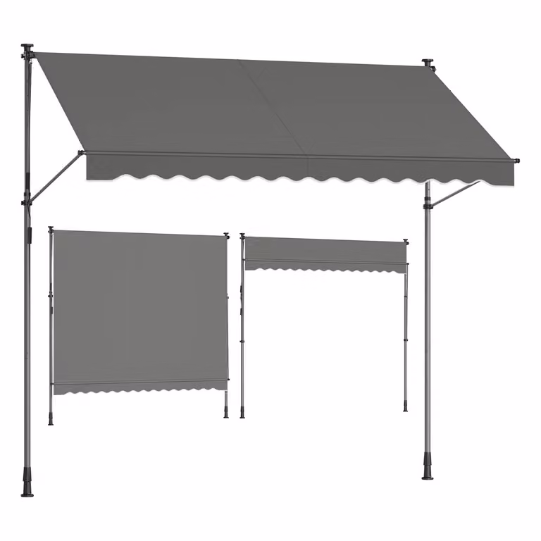 Tenda da Sole Avvolgibile, Antracite / 300 x 120 cm