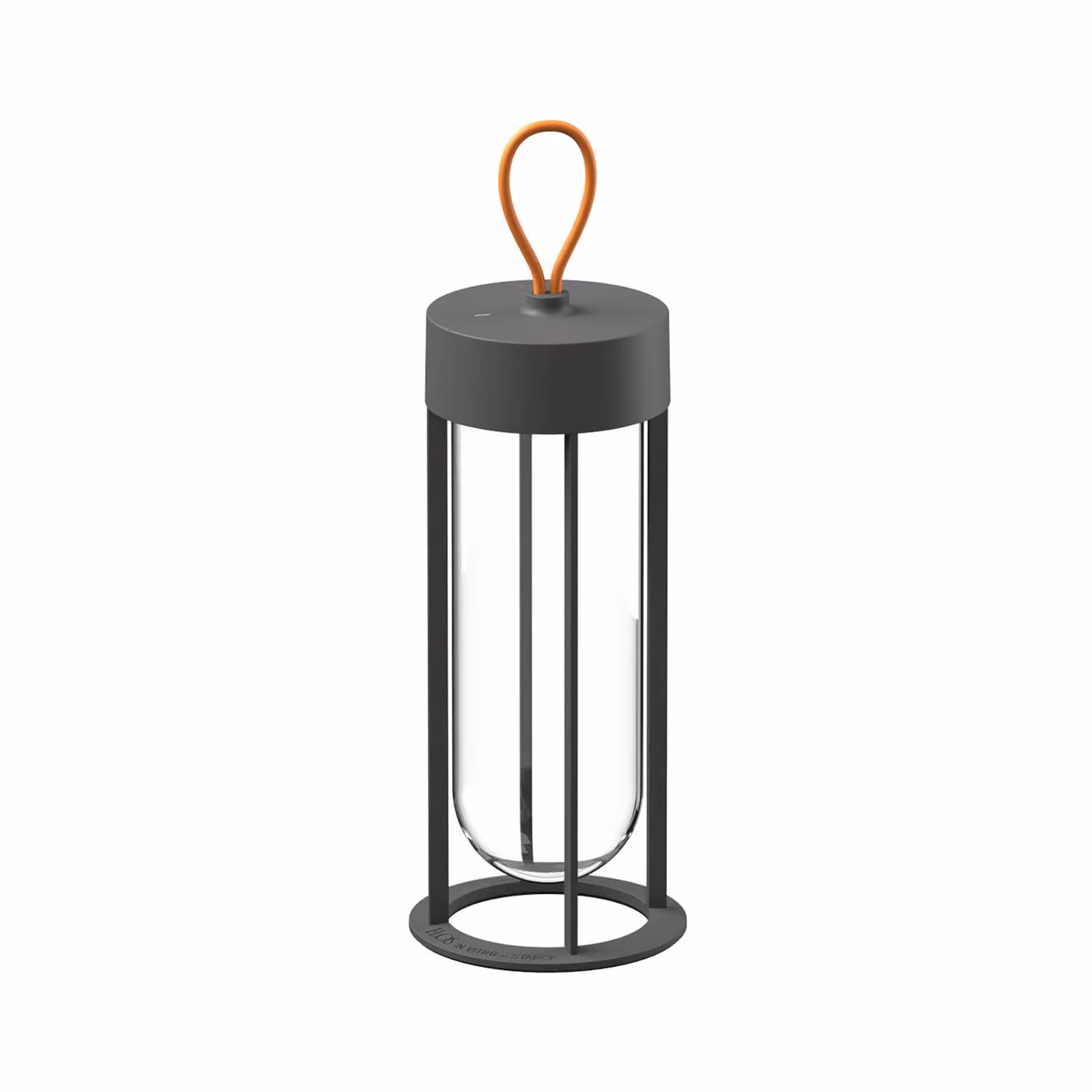 Flos - In Vitro Unplugged - Lampada da tavolo da esterno - Antracite