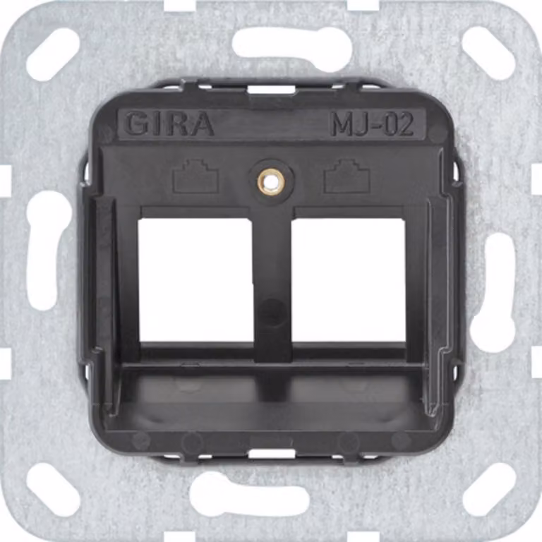 Gira Modular Jack 2 Anello di supporto da incasso a 2 vie 560200