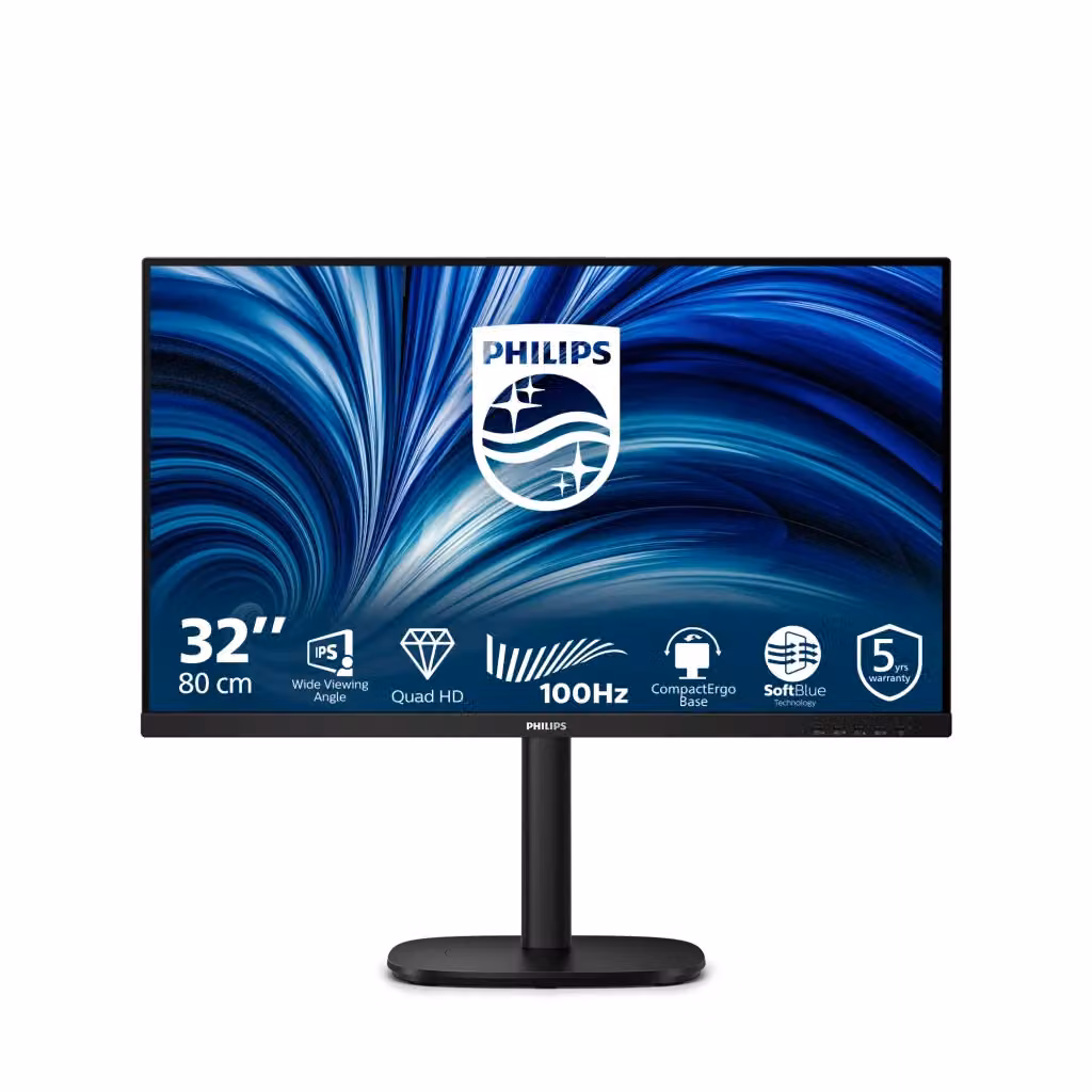 Monitor PC Philips Serie 3000 32B2N3500/00 da 31,5 pollici QHD 2K IPS 100Hz Nero – 2