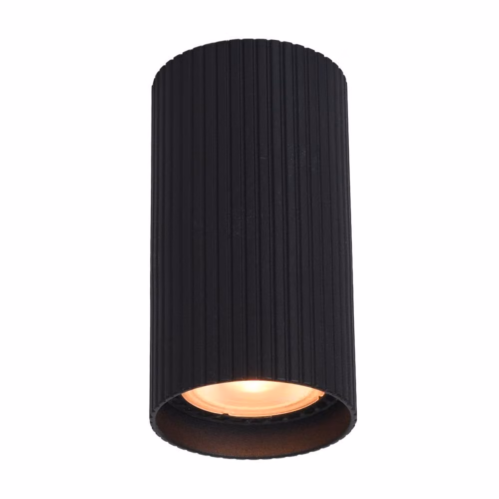 Faretto RILOK nero sabbiato 1xGU10x10W in alluminio, dimensioni: 10x5,5x5,5 cm, IP20, Italux