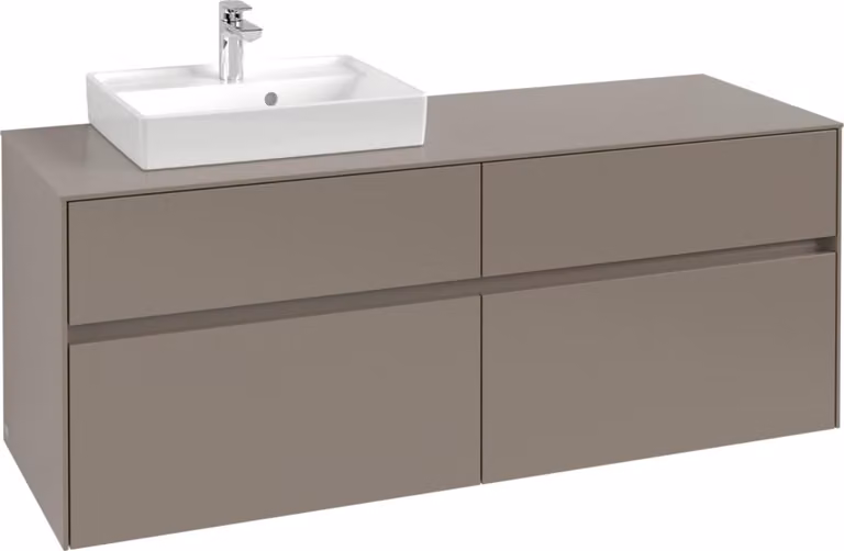 Mobiletto V&B Collaro 140x54,8x50cm, WT l, LED 10W, bianco