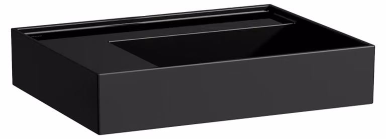 LAUFEN Kartell lavabo, tablette gauche, sans trou pour robinetterie, sans trop-plein, 600x460mm, H8103350201121, H8103350201121