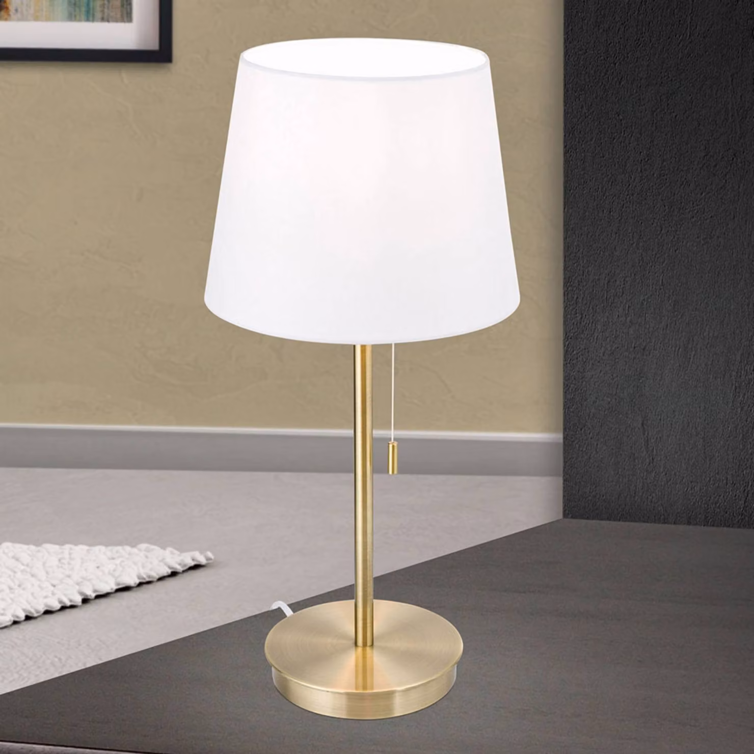 ORION Lampada da tavolo Ludwig, Bronzo / Ottone antico, Soggiorno / Sala da pranzo, Metallo, Moderno, Lampada da tavolo