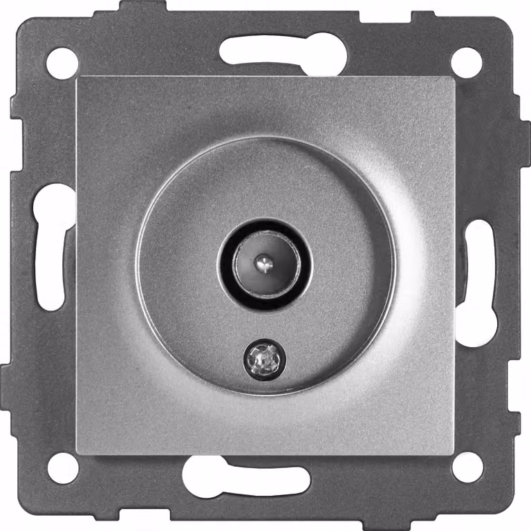 TG ELECTRO MODERN-Q, presa per antenna TV, colore grigio