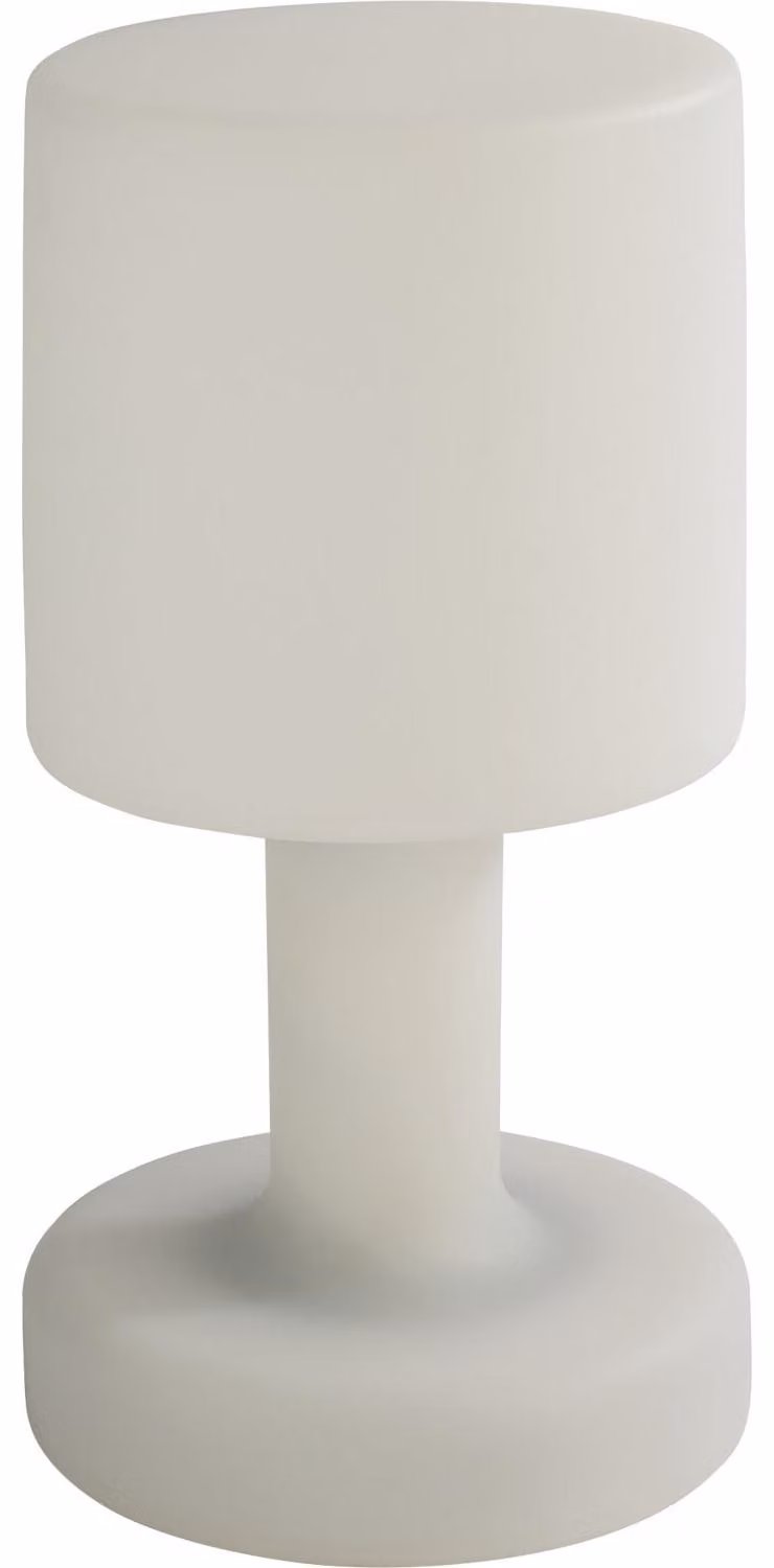 Lampada da tavolo APS Finn, altezza: 255 mm, bianca