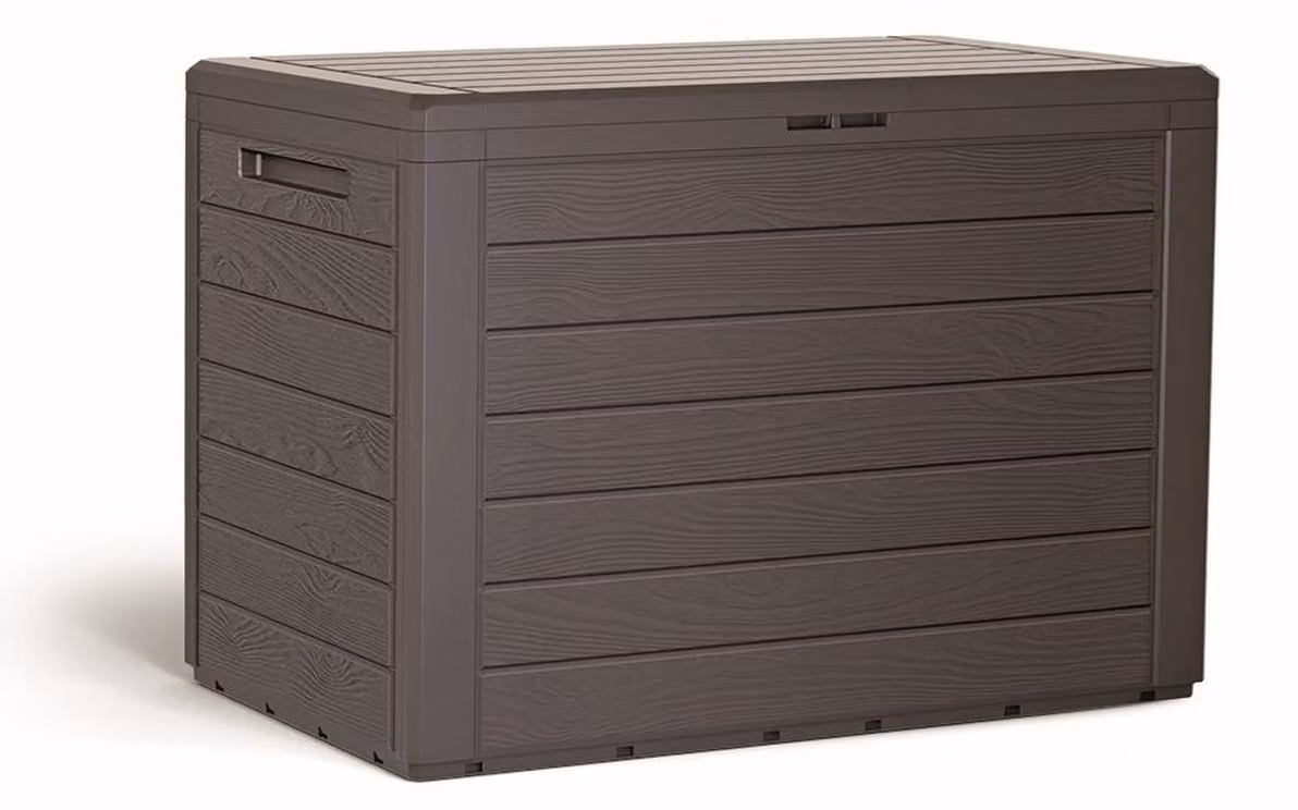 Prosperplast WOODEBOX marrone 190L - cassetta da giardino