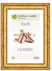 Cornice legno (10x15cm) CLASSIC CLAUDIA Oro anticato 5000 OO 03