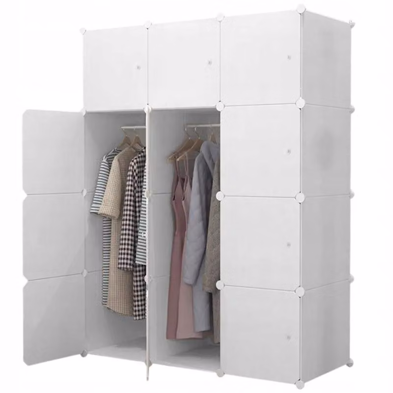 Armadio Moduli per armadio Organizer bianco per vestiti XL