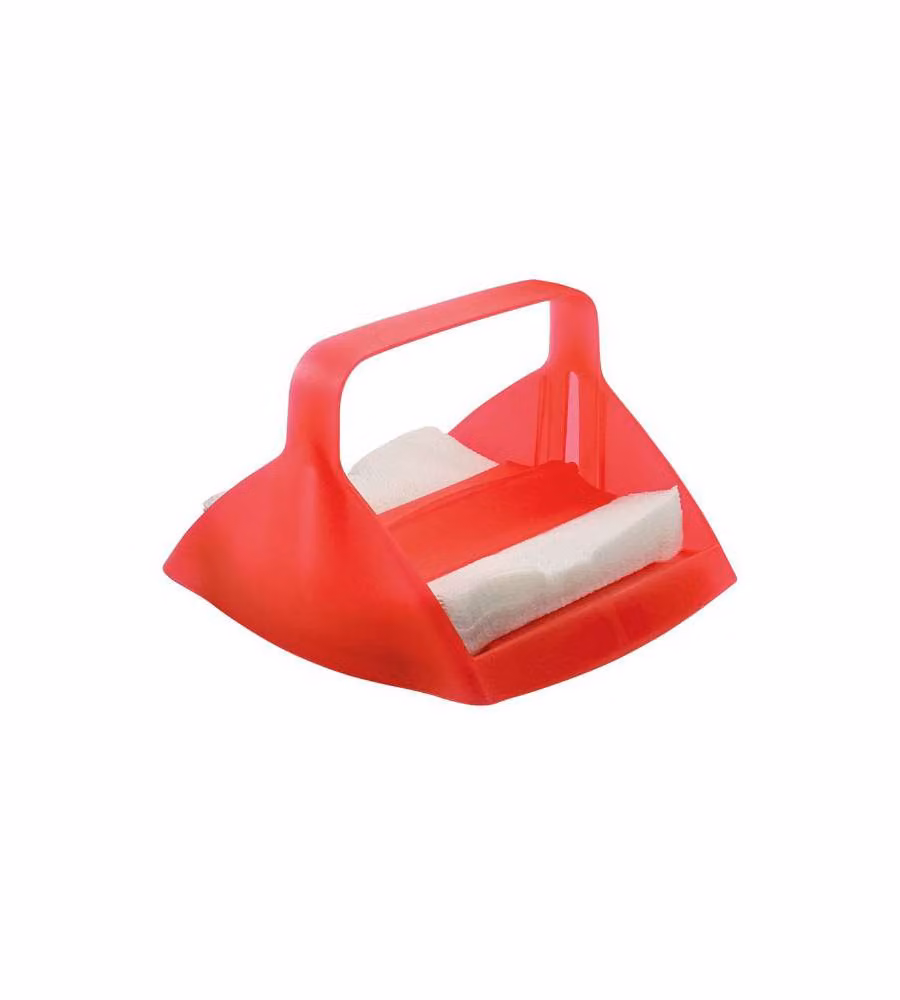 Portatovaglioli CFadda rosso antiscivolo in plastica L: 22 cm, P: 21 cm – 2