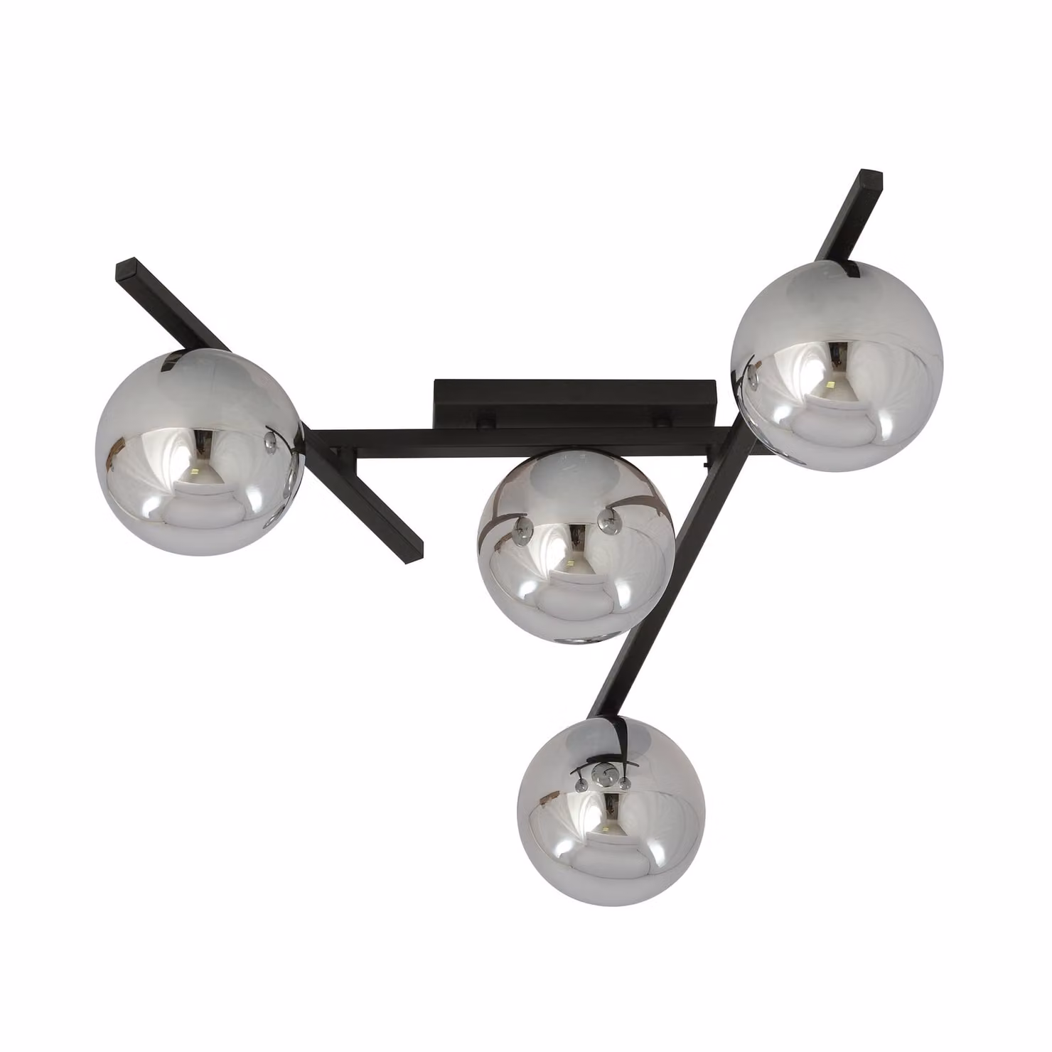 Emibig lampada da soffitto 4xE14 40W SMART 4 BLACK/GRAPHIT 1104/4