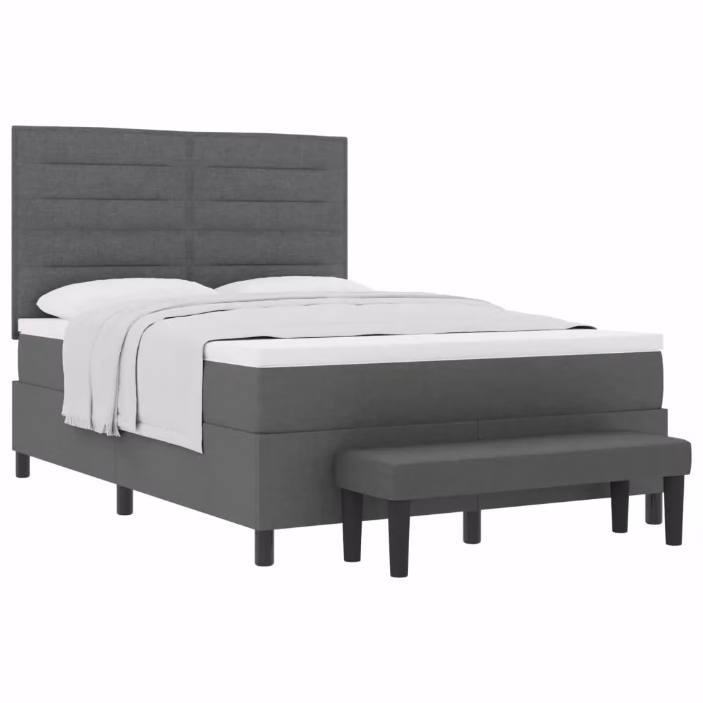 Letto ibrido con materasso vidaXL in tessuto Grigio, L/P/H: 140 x 190 x 280 cm – 2