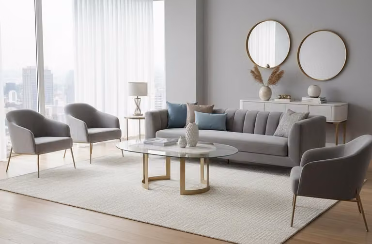Elegante tavolino dal design moderno per salotti di classe