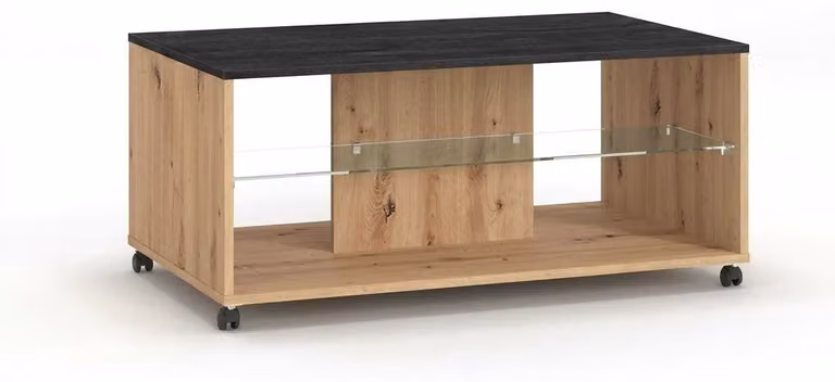 Tavolino Salotto Norte KS Moderno Design Soggiorno Rettangolare 101x60x45cm