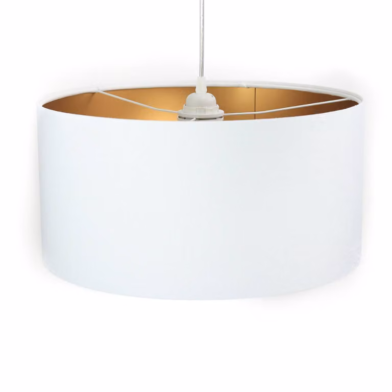 Lampada a sospensione Salina Maco Design, dimmerabile, Bianco / Opale, Soggiorno / Sala da pranzo, Tessuto / Stoffa / Seta, Moderno, Lampada a sospensione
