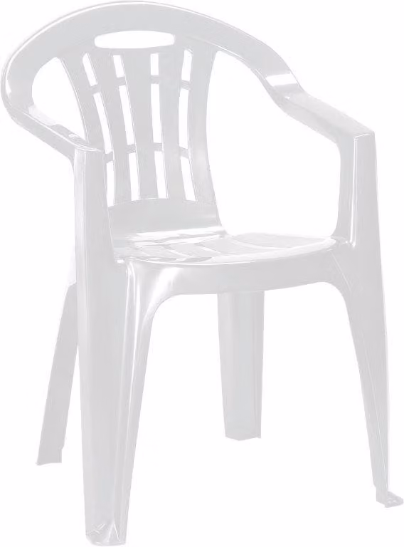 Sedia in plastica Keter Mallorca bianca