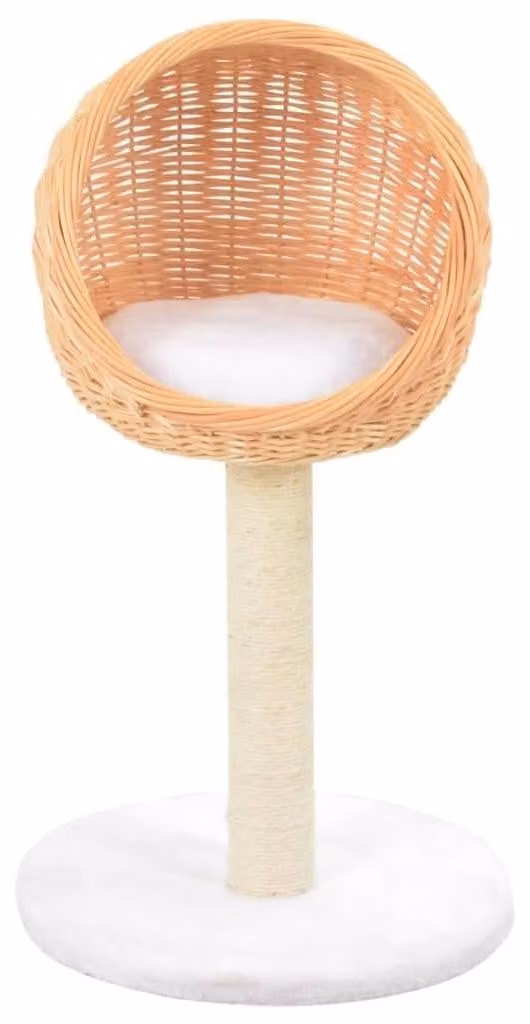 Albero per gatti con tiragraffi e cuccia
