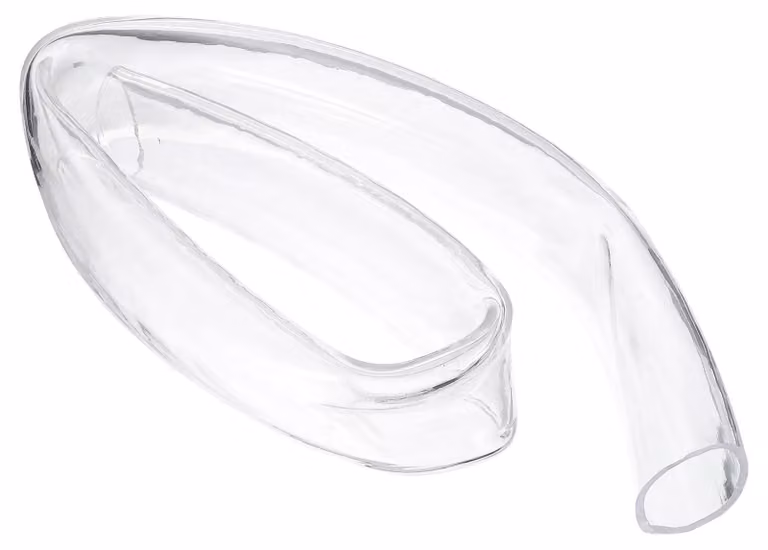 Tubo in PVC, 50x58 mm, 1 metro, trasparente, flessibile