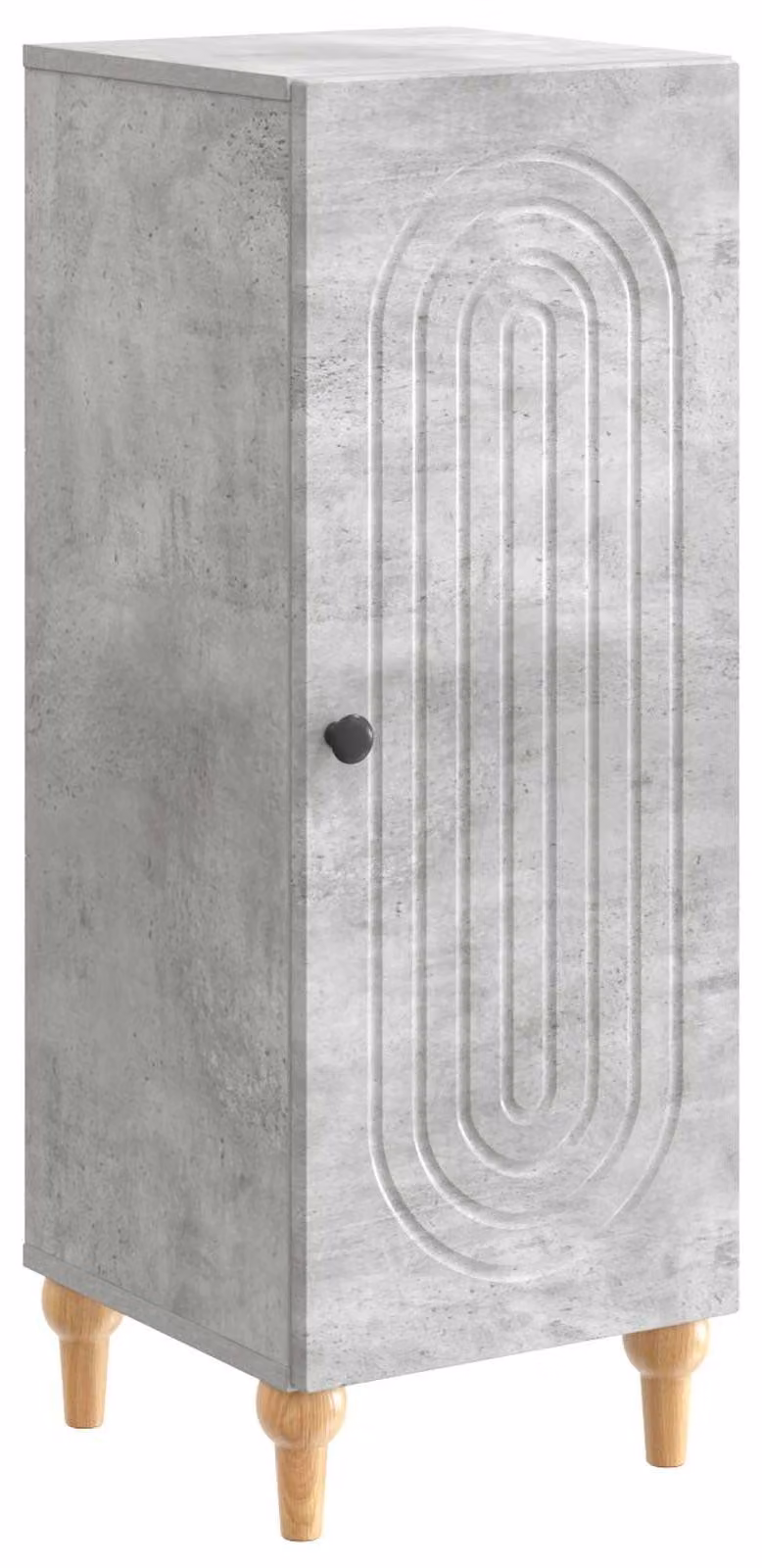 Credenza Grigio Cemento 33 x 34,5 x 90 cm Legno ingegnerizzato