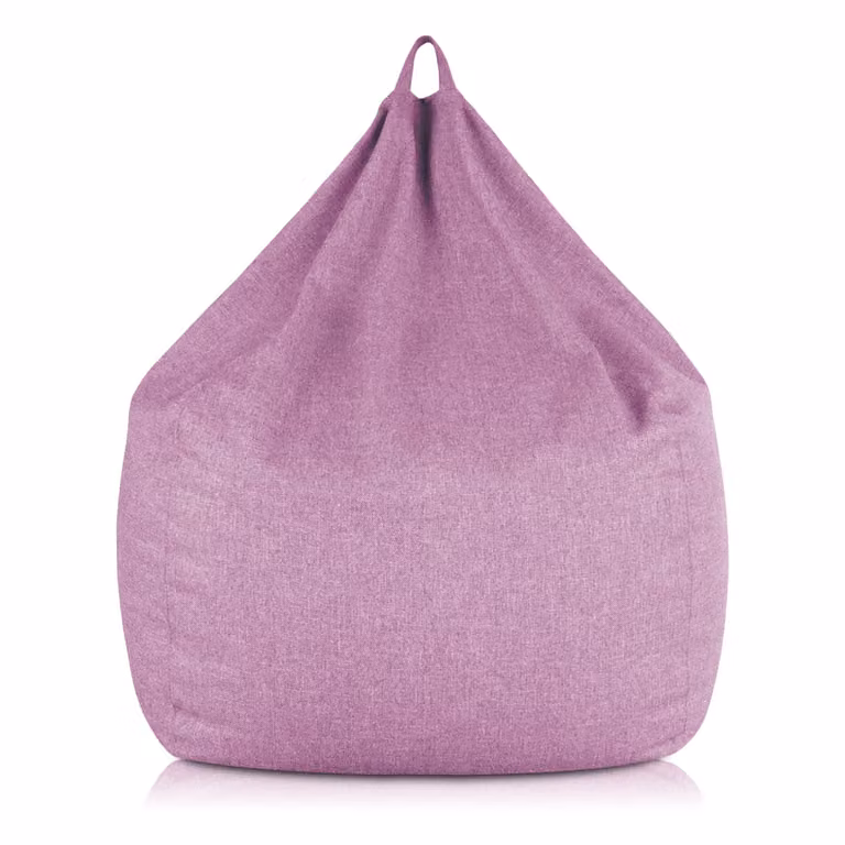 Poltrona sacco Pouf Piuma Rosa XL