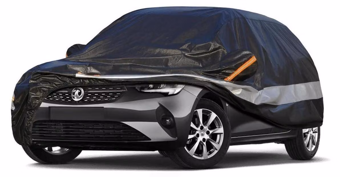 Copertura per auto, 10 strati, impermeabile e traspirante, per Vauxhall Corsa (1993-2023), colore nero