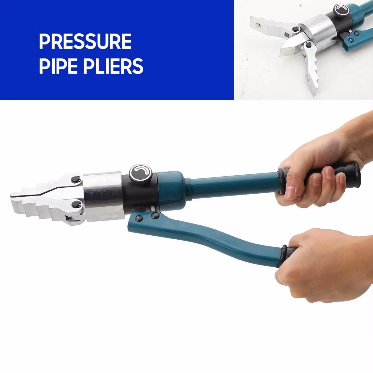 Divaricatore idraulico per flange YQ-30 - Utensile manuale per la separazione di flange - Forza di pressione di 8 t - Divaricatore idraulico portatile