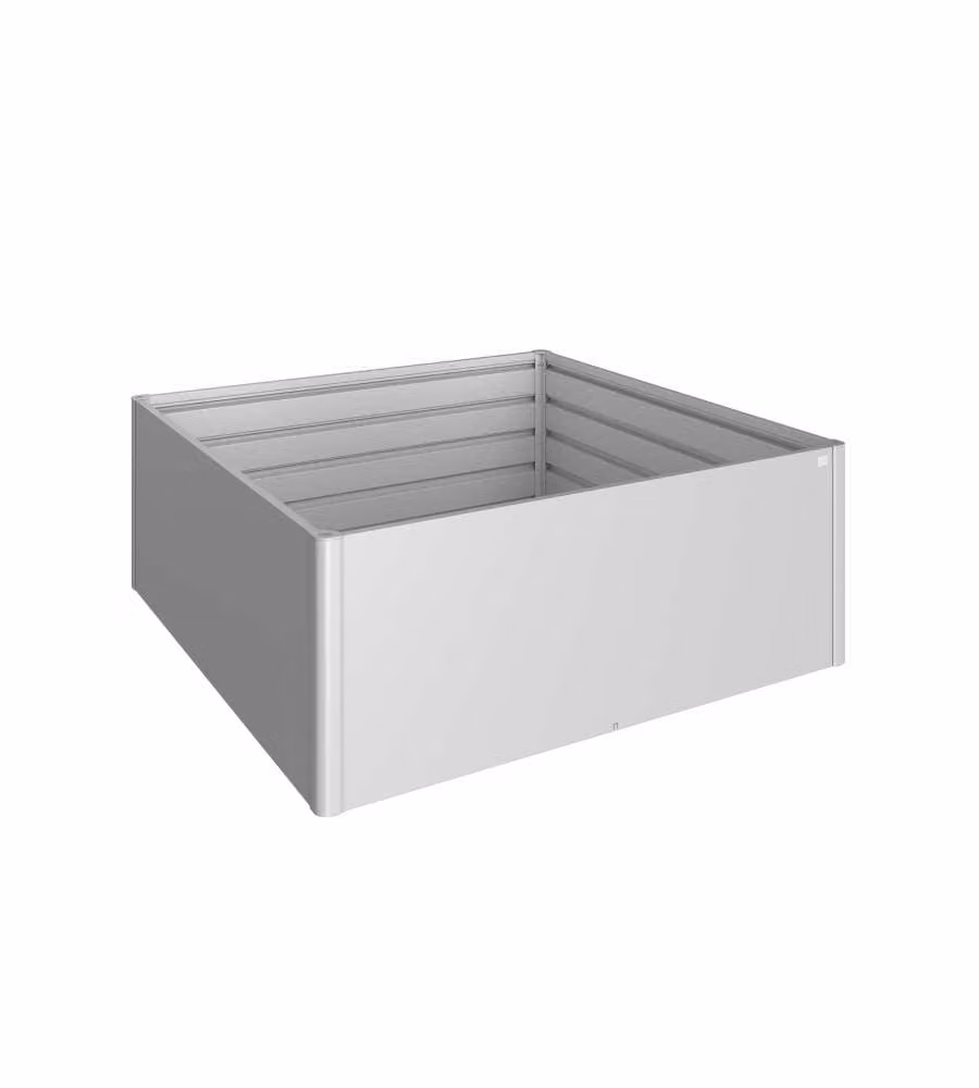 Aiuola rialzata Gr. 2x2 argento metallizzato
