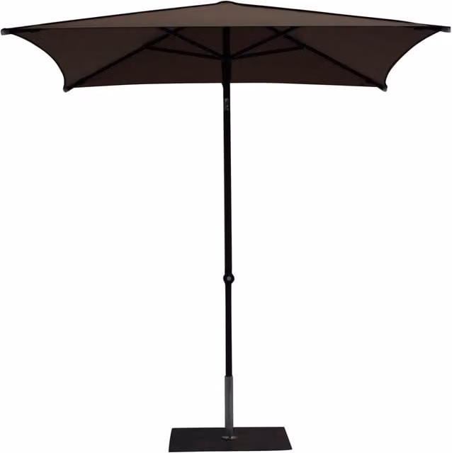 Ombrellone da Giardino 2x2 m Palo Ø38 mm in Alluminio Tessuto Dralon Acrilico Border Taupe