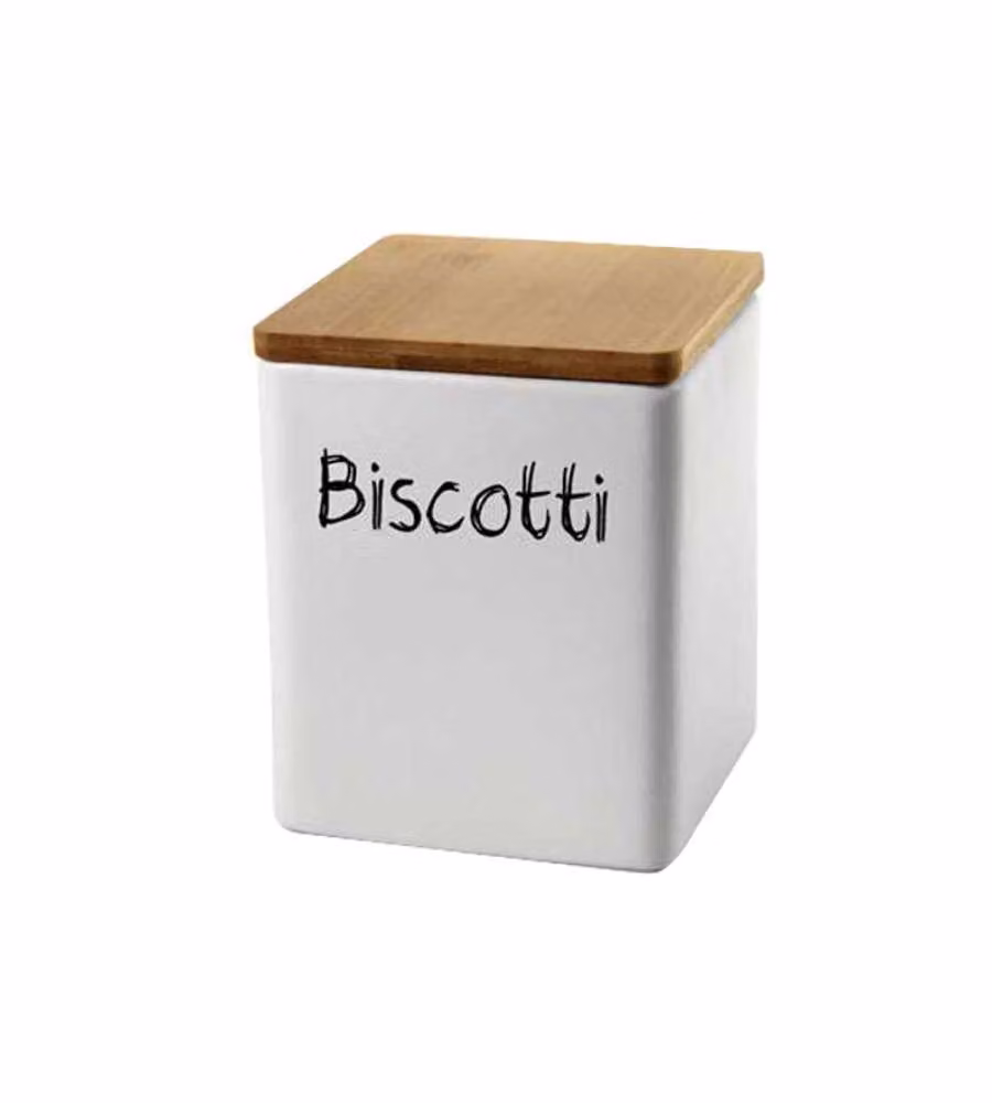 Barattolo Ceramica Biscot. 13X13 H 17 Bellintavola